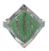 Turquoise Opal Genuine Sterling Silver Southwestern Ring Size 5-3/4 QX82570